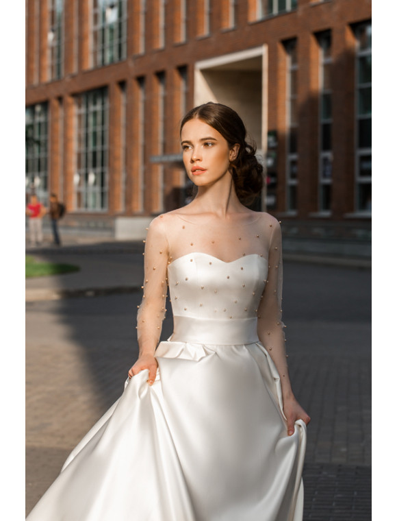 Свадебное платье olga sposa 1630 в салоне свадебной и вечерней моды SV: фото