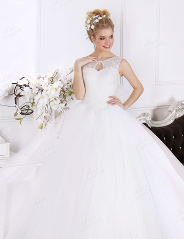 Свадебное платье с кристаллами FC002